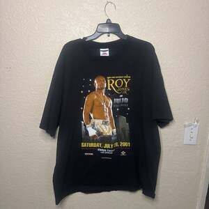 Vintage RARE Roy Jones Jr vs Julio Gonzalez Boxing T-Shirt 2001